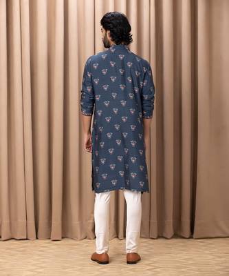 Navy blue noor kurta set 4
