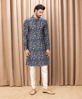 Navy blue amaani kurta set 2