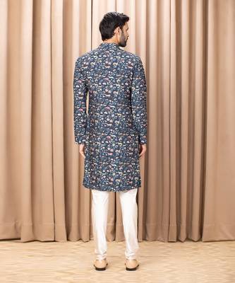 Navy blue amaani kurta set 3