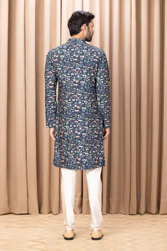 Navy blue amaani kurta set