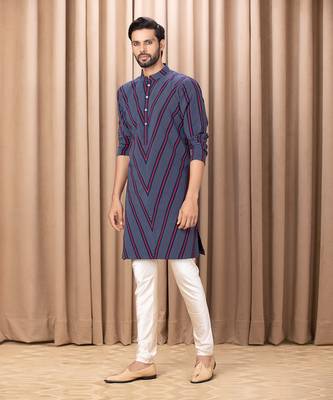 Navy blue aarsh kurta set 1