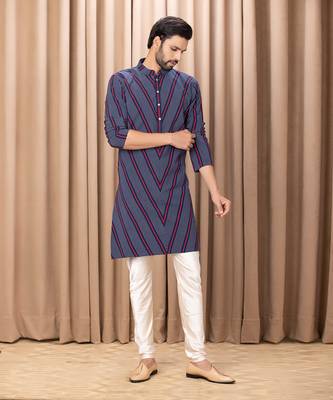 Navy blue aarsh kurta set 2