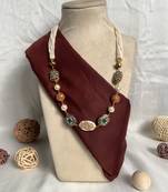 High quality jaipuri gold plated mala for women