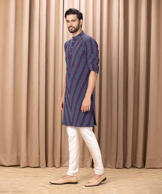 Navy blue aarsh kurta set 3