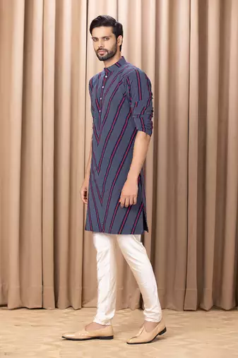 Navy blue aarsh kurta set