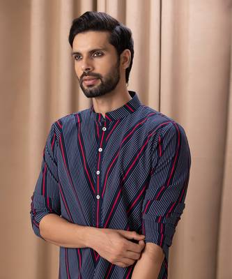 Navy blue aarsh kurta set 5