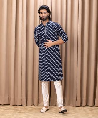 Navy blue amaan kurta set 1