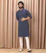 Navy blue amaan kurta set