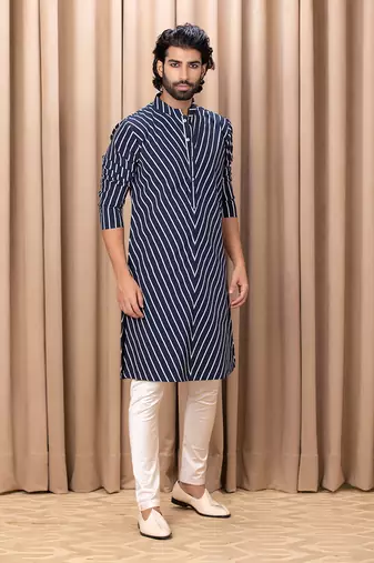 Navy blue amaan kurta set