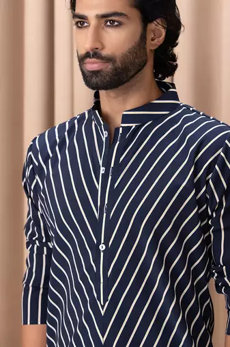 Navy blue amaan kurta set