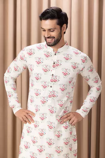 Ivory noor kurta set