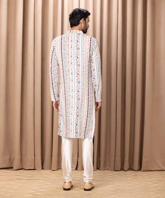 Ivory lakeer cotton kurta set 2