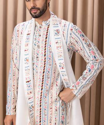 Ivory lakeer cotton kurta set 4