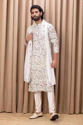 Ivory amaani kurta set