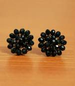 Black Swarowski Crystal Studs
