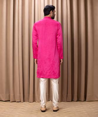 Hot pink kian kurta set 3