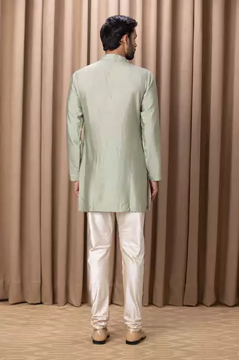 Mint green javed kurta set