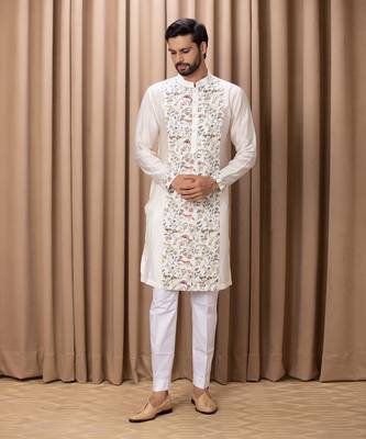 Ivory amaani cotton kurta set 1