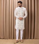 Ivory amaani cotton kurta set