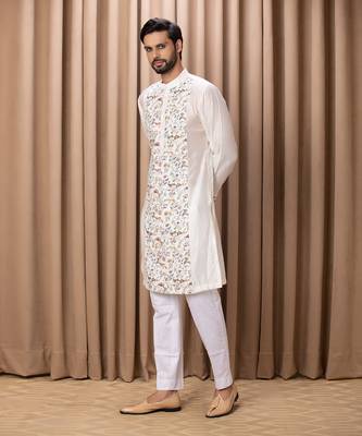 Ivory amaani cotton kurta set 2