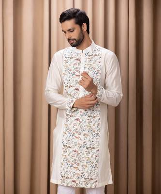 Ivory amaani cotton kurta set 3