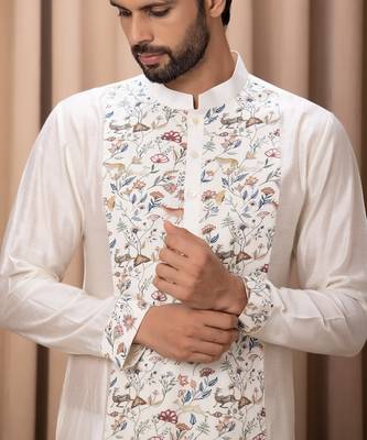 Ivory amaani cotton kurta set 5
