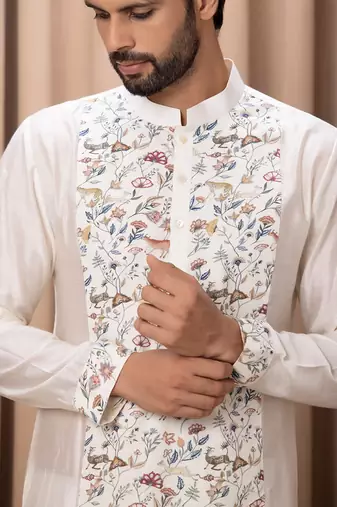 Ivory amaani cotton kurta set