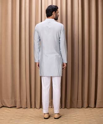 Powder blue faizal kurta set 4