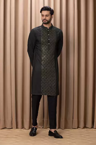 Olive green ranjha kurta set