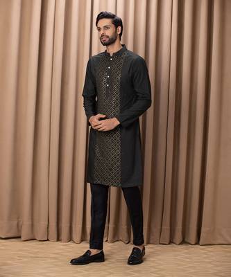 Olive green ranjha kurta set 3