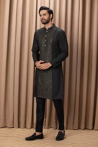 Olive green ranjha kurta set