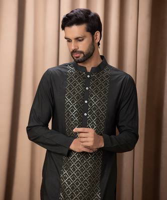 Olive green ranjha kurta set 5