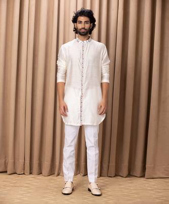 Ivory lakeer kurta set 1