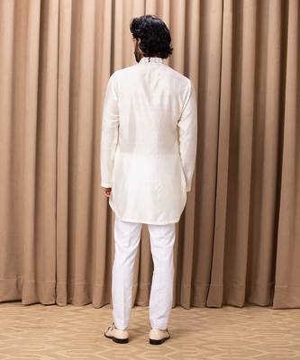 Ivory lakeer kurta set 2