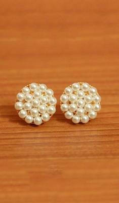 White Pearl Studs 1