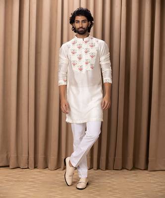 Ivory noor cotton kurta set 1
