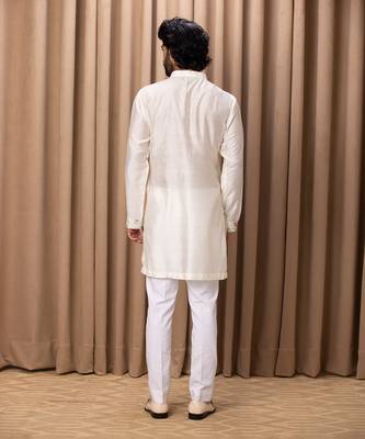 Ivory noor cotton kurta set 3