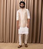 Beige hasan bandi set