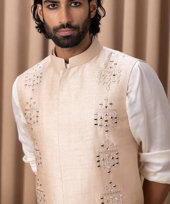 Beige hasan bandi set 5