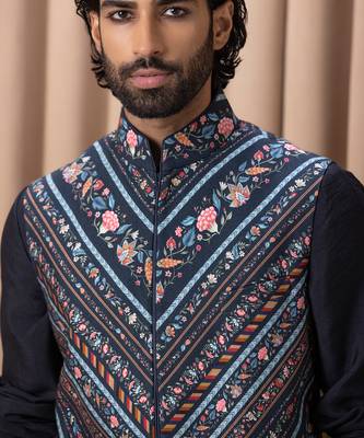 Navy blue lakeer bandi 5