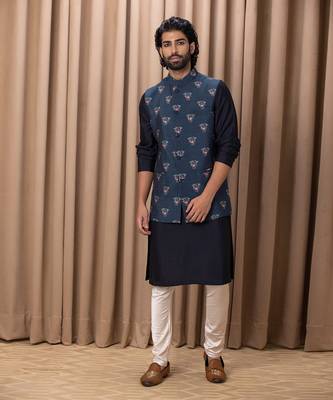 Navy blue noor bandi set 4