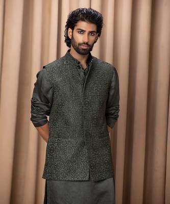 Olive green ameera bandi set 4