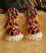 Beautiful Kemp-Green Mango Designer Jhumkka Dj19755