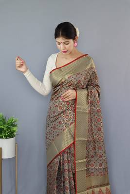 GOLDISH TRENDY UNIQUE  PATOLA SAREE 1