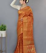 YELLOW TRENDY UNIQUE  PATOLA SAREE