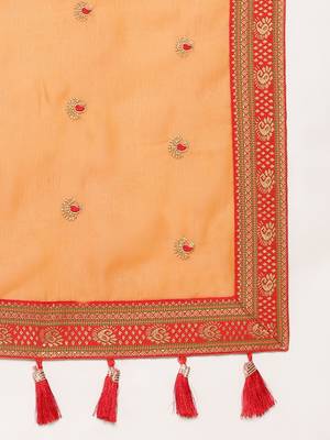Mustard Embellished  Net Designer Party Wear Saree With Blouse Piece 6