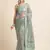 Grey Embellished  Lycra Designer Party Wear Saree With Blouse Piece