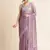 Purple Embellished  Lycra Designer Party Wear Saree With Blouse Piece