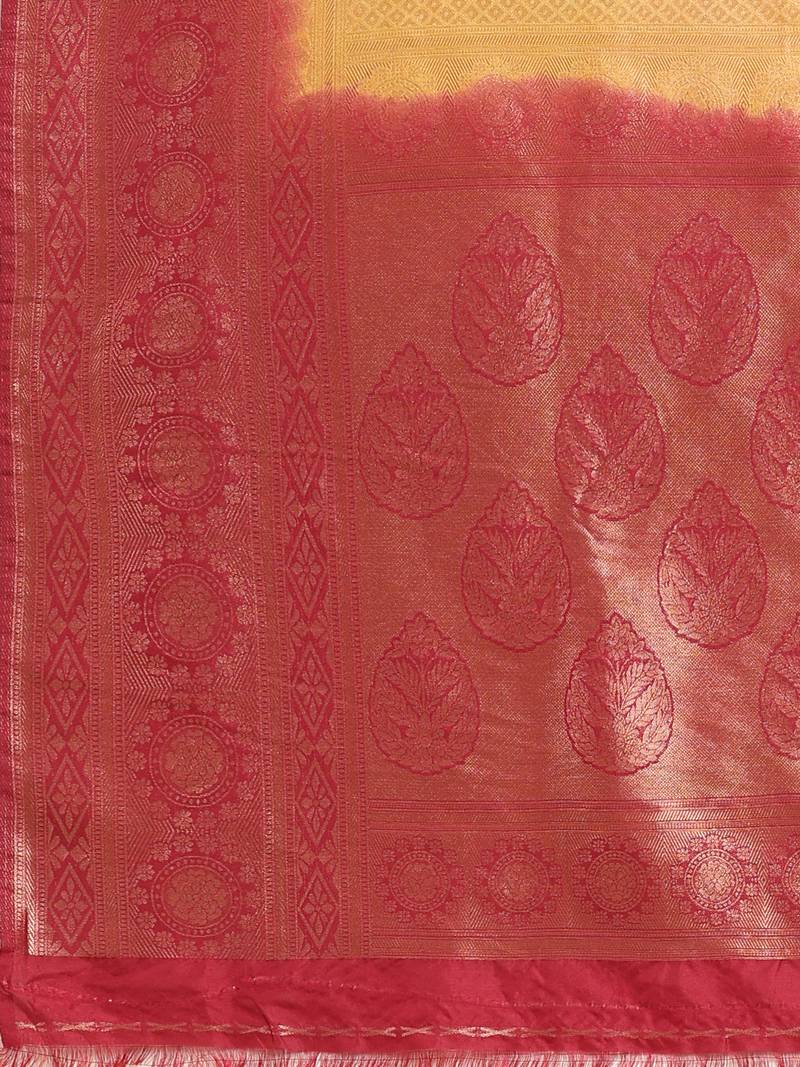 Mohini-2-Cream Saree With Blouse Piece