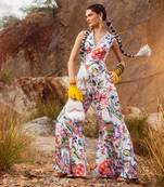 Multi printed jumpsuit